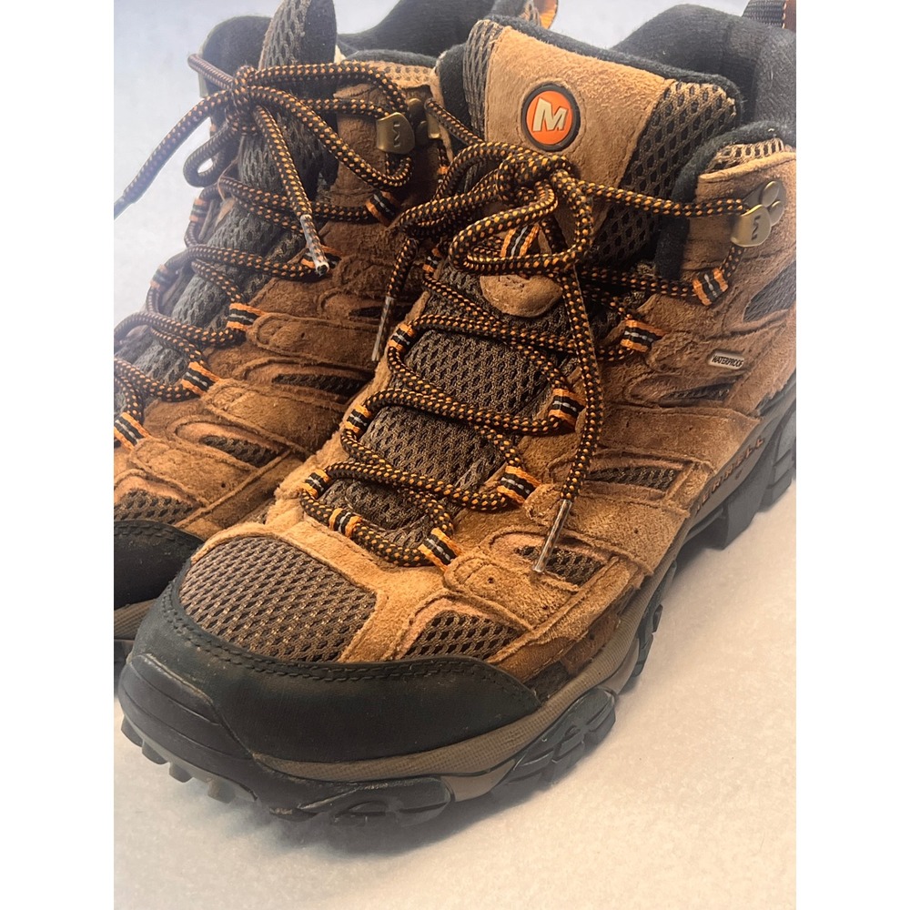 Merrell Moab 2 Mid Waterproof Hiking Boots Brown Suede Vibram Gorpcore Mens 8.5